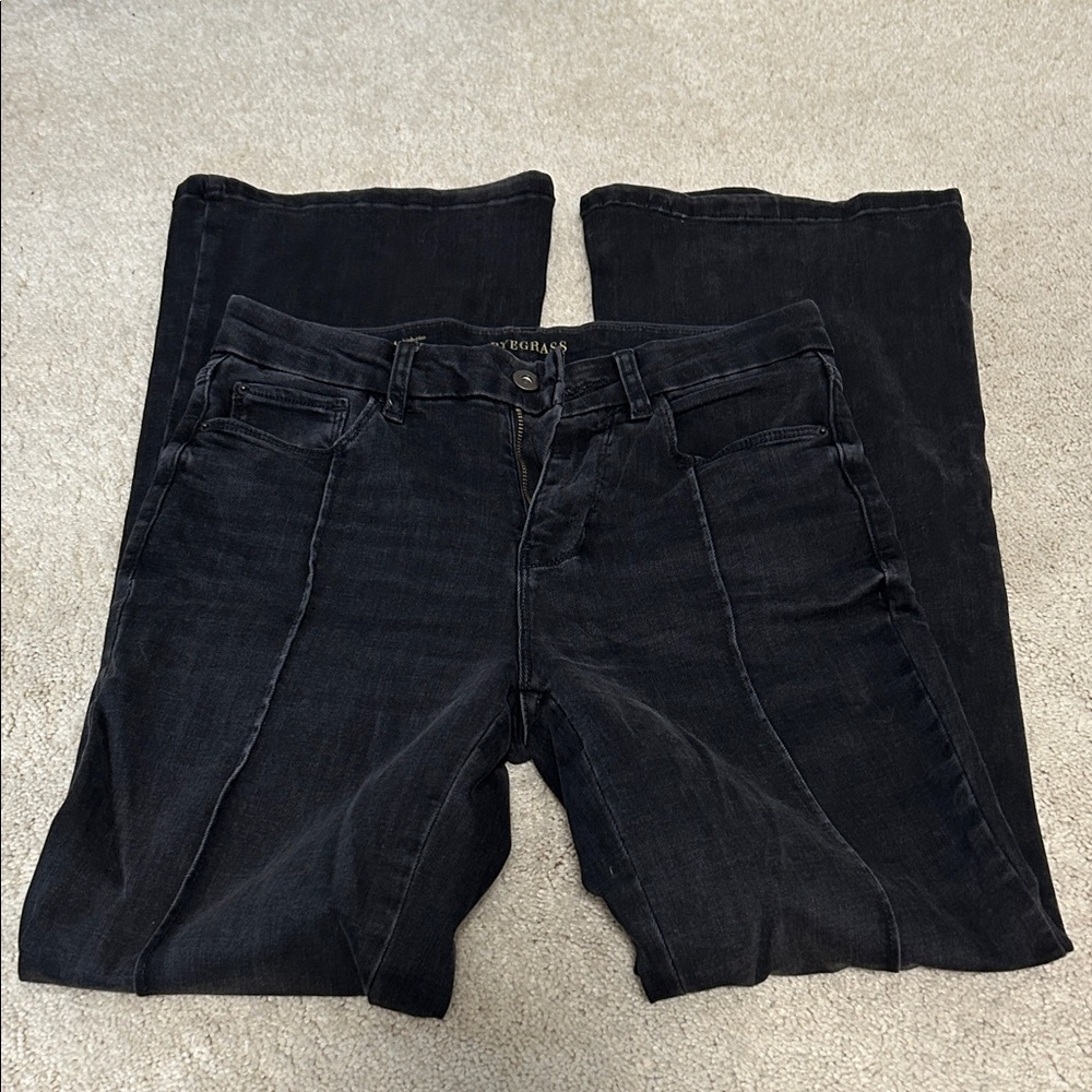 Ryegrass Women's Dark Denim flare Leg Jeans
